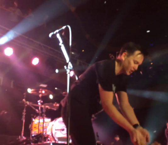 Blink-182 performs live in concert at The Palms in Las Vegas