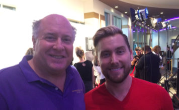 Last night : Lance Bass & The Real Housewives of Beverly Hills at LA Live