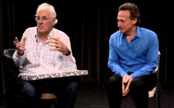 Legend Bruce Dern up on stage for a one – on – one, by Bernard Hiller