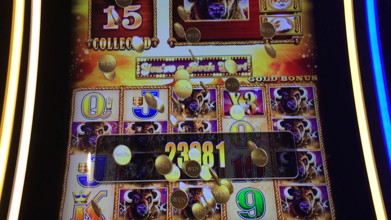 Big win on slot machine