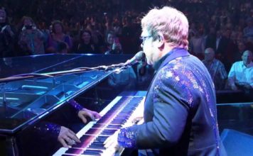 Elton John’s final show filmed from 2 feet away right up on the stage!