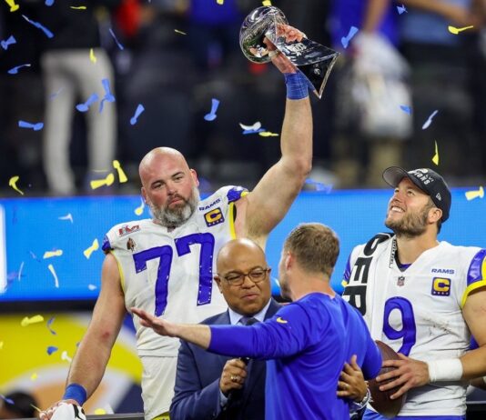 LA Rams win Super Bowl LVI & Super Bowl “Sports Illustrated the Party” & Concert at Century City Park