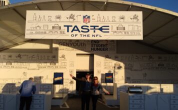 Super Bowl Champion Rams Players at the Superbowl Taste of the NFL 2022