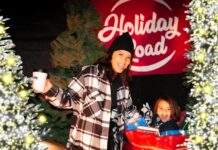 Eva Longoria at Holiday Road, LA’s Leading Immersive Holiday Experience, Returns for 6th Magical Season!