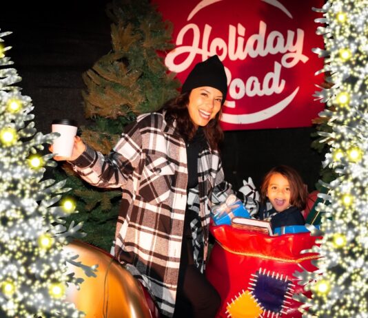 Eva Longoria at Holiday Road, LA’s Leading Immersive Holiday Experience, Returns for 6th Magical Season!